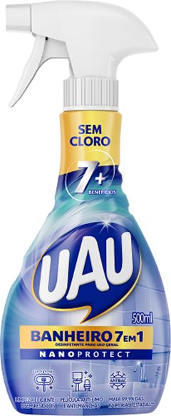 LIMPADOR UAU BANHEIRO 7EM1 GATILHO 500ML