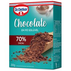 CHOC EM PO 70% CACAU DR.OETKER-0106 200G