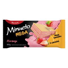 WAFER MINUETO MORANGO MEGA-8568     105G