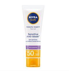 PR SOLAR FACIAL NIVEA SENS-677 50G FP50#