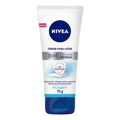 CR NIVEA P/MAOS 3EM1 CUID PROT-0507 75G#