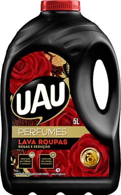 LAVA ROUPAS LIQUIDO UAU ROSAS & SEDU  5L