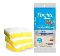 ESPONJA 3M PONJITA BANHO AMAR L3P2 -7277