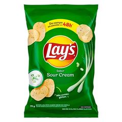 LAYS SOUR CREAM                  70G.